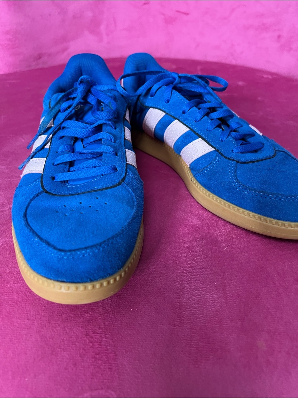Adidas Breaknet Sleek Royal Blue Pink Gum Sole Sneakers Women’s 9.5 - Picture 10 of 10
